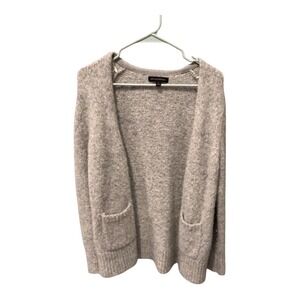 Banana Republic Women's Light Gray Knit Cardigan Sweater Size S